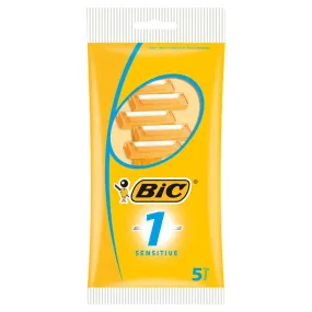 BIC 1 Sensitive Shavers - 5 Pack