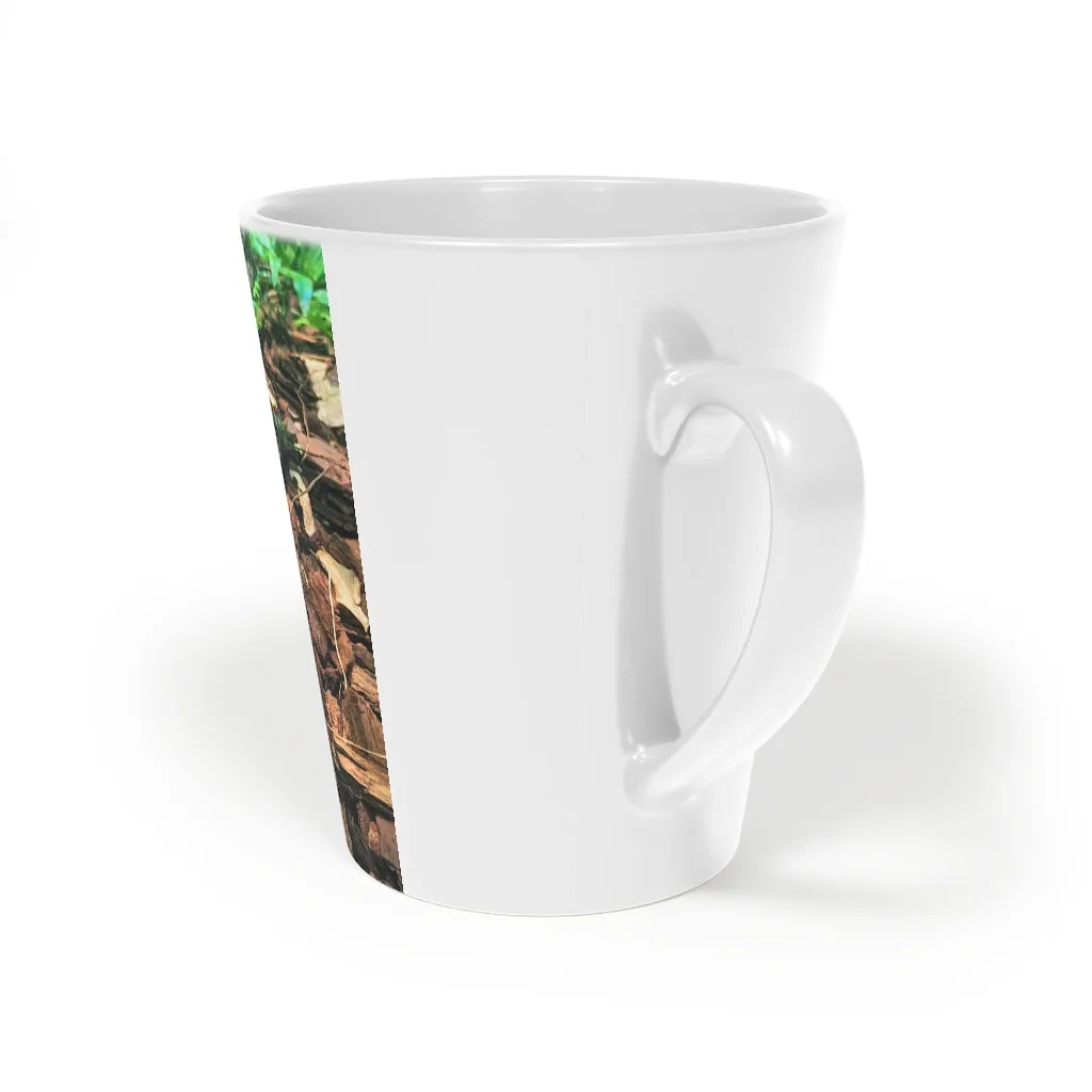 Black and Grey Snake Latte Mug, 12oz