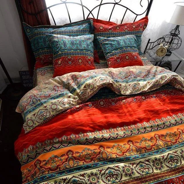 Bohemian 3d Comforter Bedding Sets Mandala Duvet Cover Set Winter Bedsheet