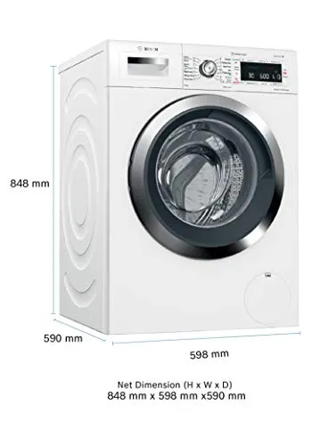 Bosch 9 kg Inverter Fully-Automatic Front Loading Washing Machine (WAW28790IN, White, Inbuilt Heater)