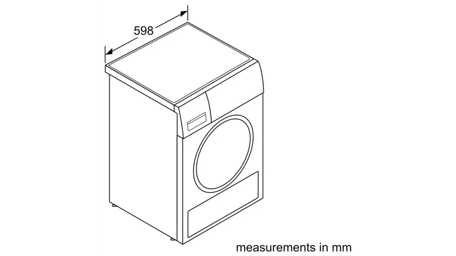 Bosch Heat Pump Tumble Dryer WQG24509GB 9kg, White, A   Rated