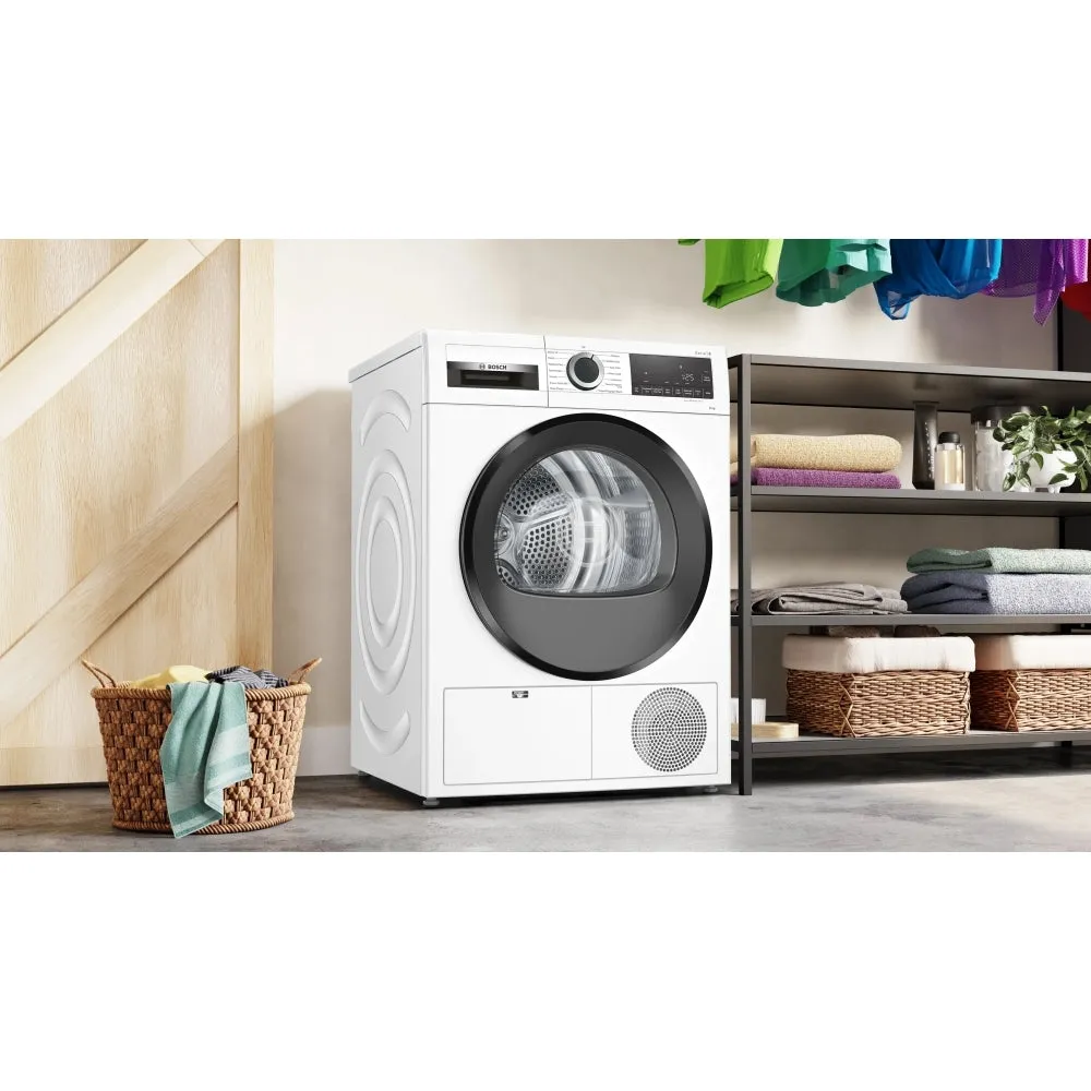 Bosch WPG23108GB Series 6 8kg Freestanding Condenser Tumble Dryer White