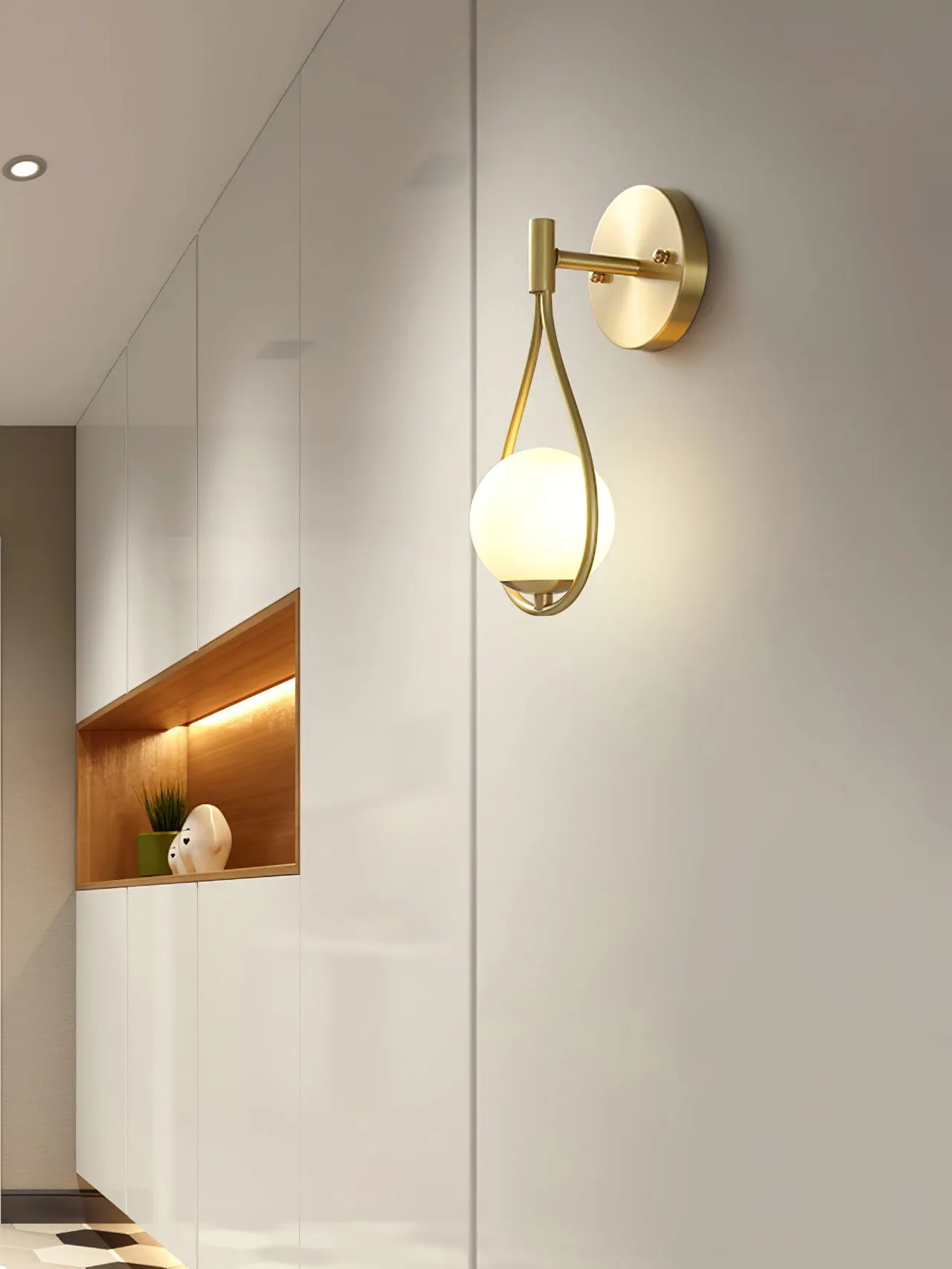 Brass Vanity Wall Lamp