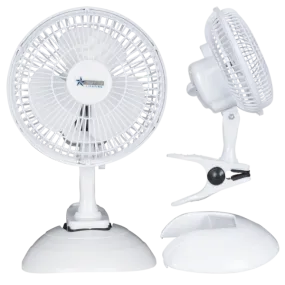 Bright Star Lighting FAN012 WH 6” Plastic Fan