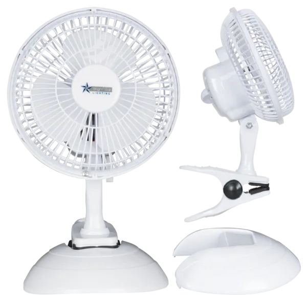 Bright Star Lighting FAN012 WH 6” Plastic Fan