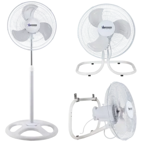 Bright Star Lighting FAN014/3 IN ONE Floor, Table & Wall Fan