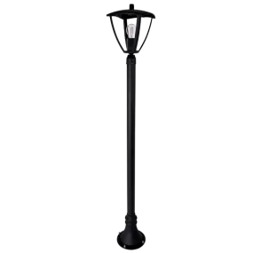 Bright Star Lighting LFL014/1 BLACK Standing Lantern