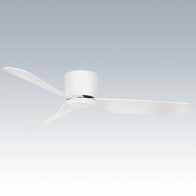 Brilliant Preston 48in Hugger DC Ceiling Fan - Matt White