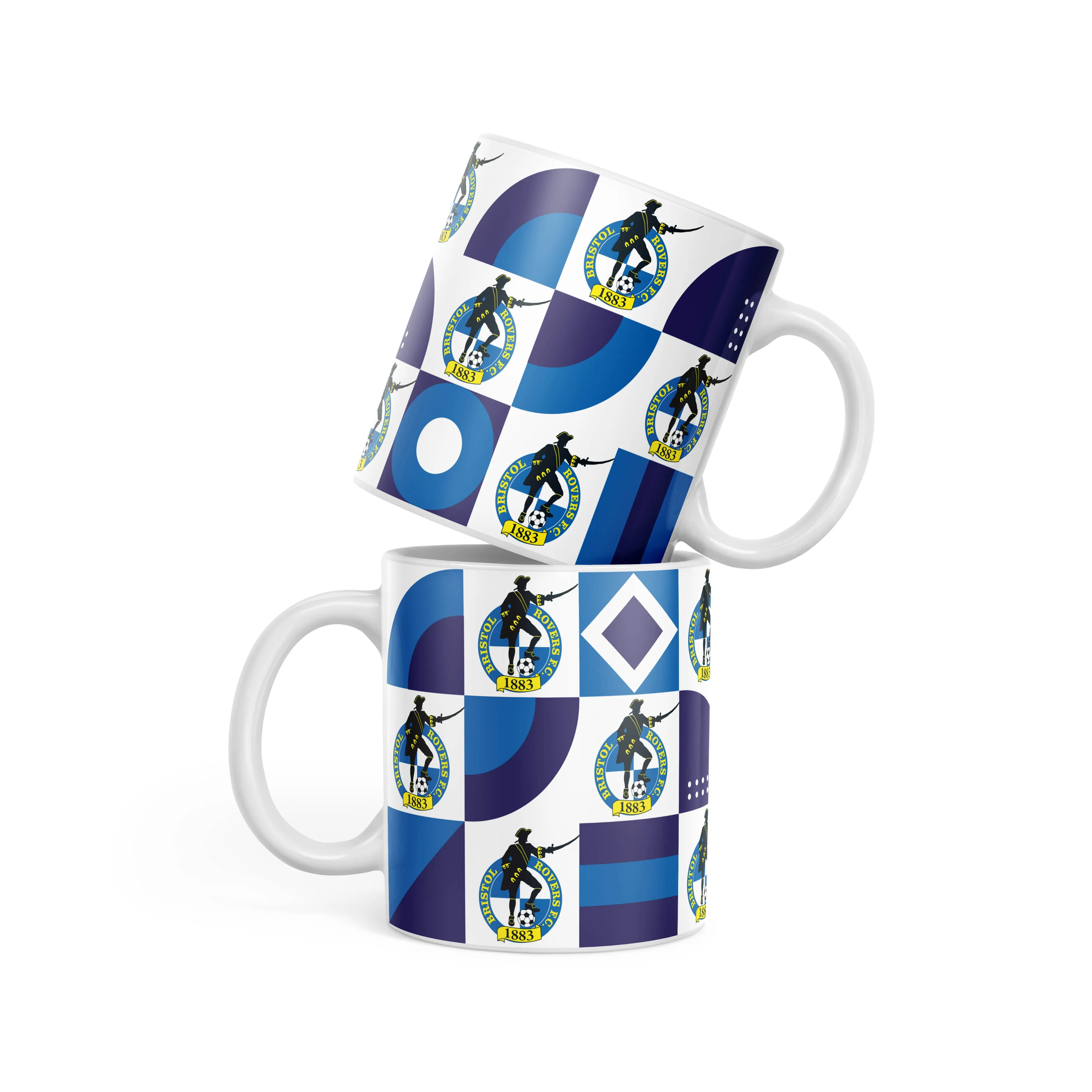 Bristol Rovers Abstract Mug