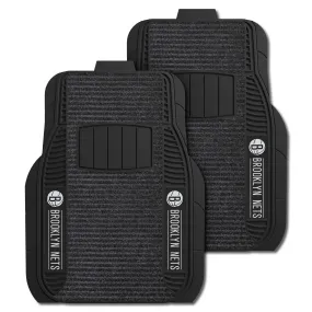 Brooklyn Nets 2 Piece Deluxe Car Mat Set