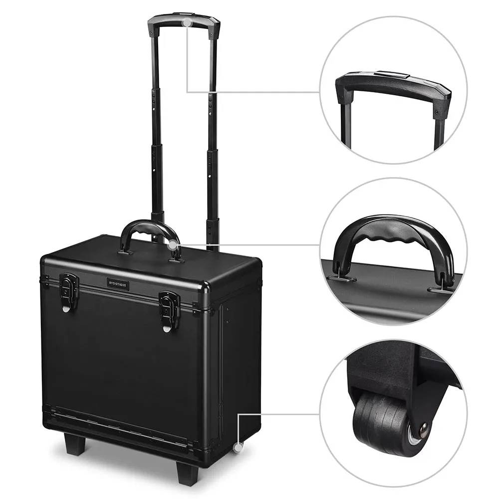 Byootique Hair Stylist Rolling Case Lock Hairdresser Tool Case