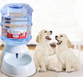 Cats Dogs Automatic Pet Feeder Drinking Water Fountains Large Capacity