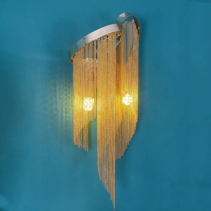 Chain Tassel Wall Lamp