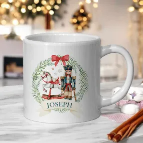 Children's Christmas Mug - 6oz Polymer Unbreakable Mug Nutcracker