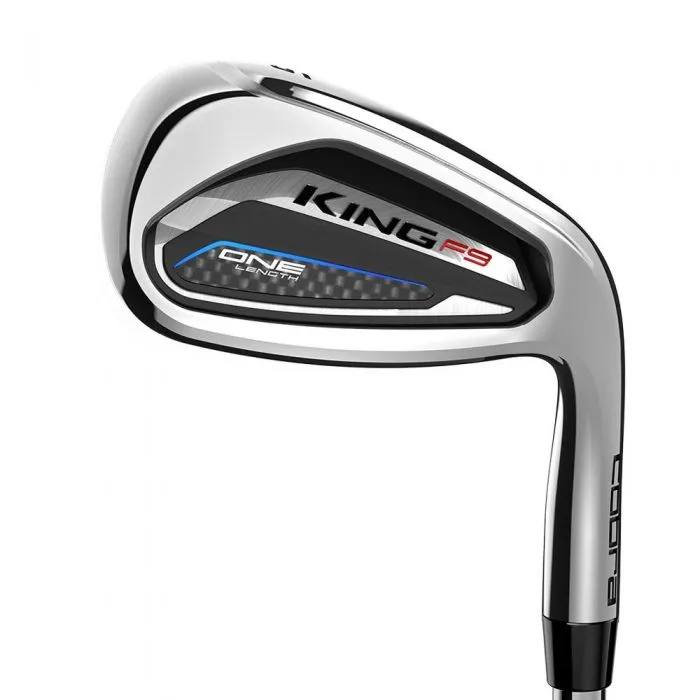 Cobra KING F9 Speedback One Length Golf Irons - Steel 5-GW   SW (8 Irons)