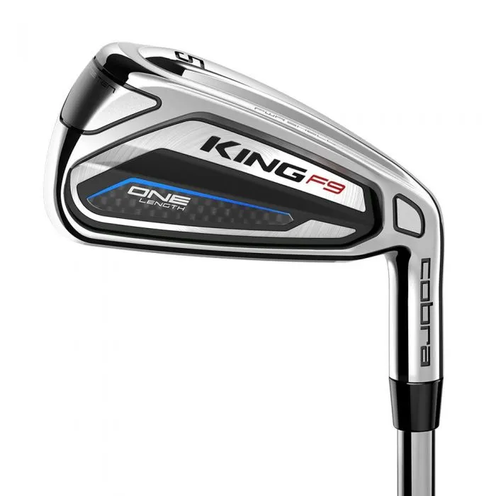 Cobra KING F9 Speedback One Length Golf Irons - Steel 5-GW   SW (8 Irons)