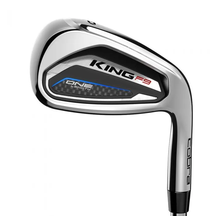 Cobra KING F9 Speedback One Length Golf Irons - Steel 5-GW   SW (8 Irons)