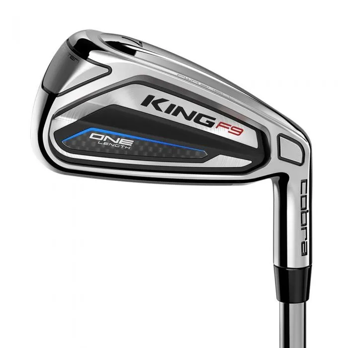 Cobra KING F9 Speedback One Length Golf Irons - Steel 5-GW   SW (8 Irons)