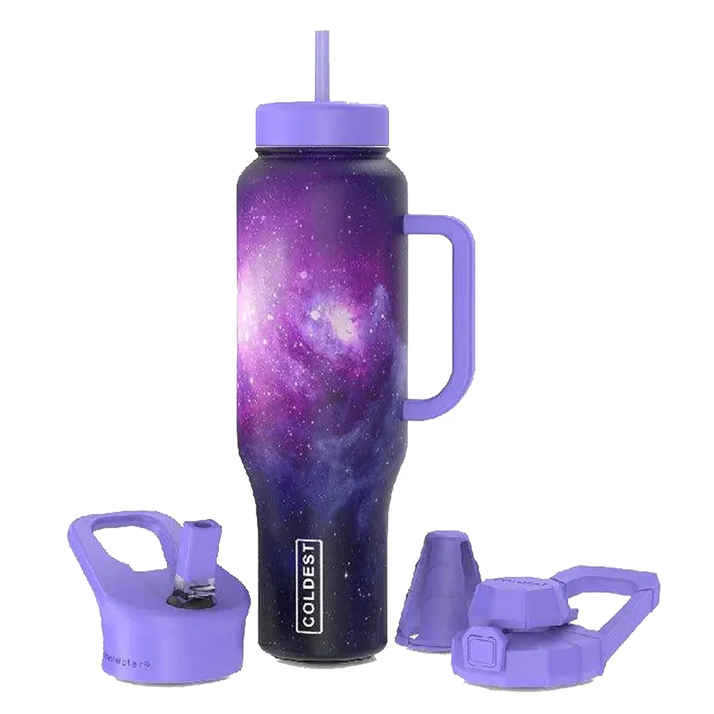 COLDEST Water Bottle Limitless Wide Mouth Straw Lid, Loop Lid and Shaker Lid