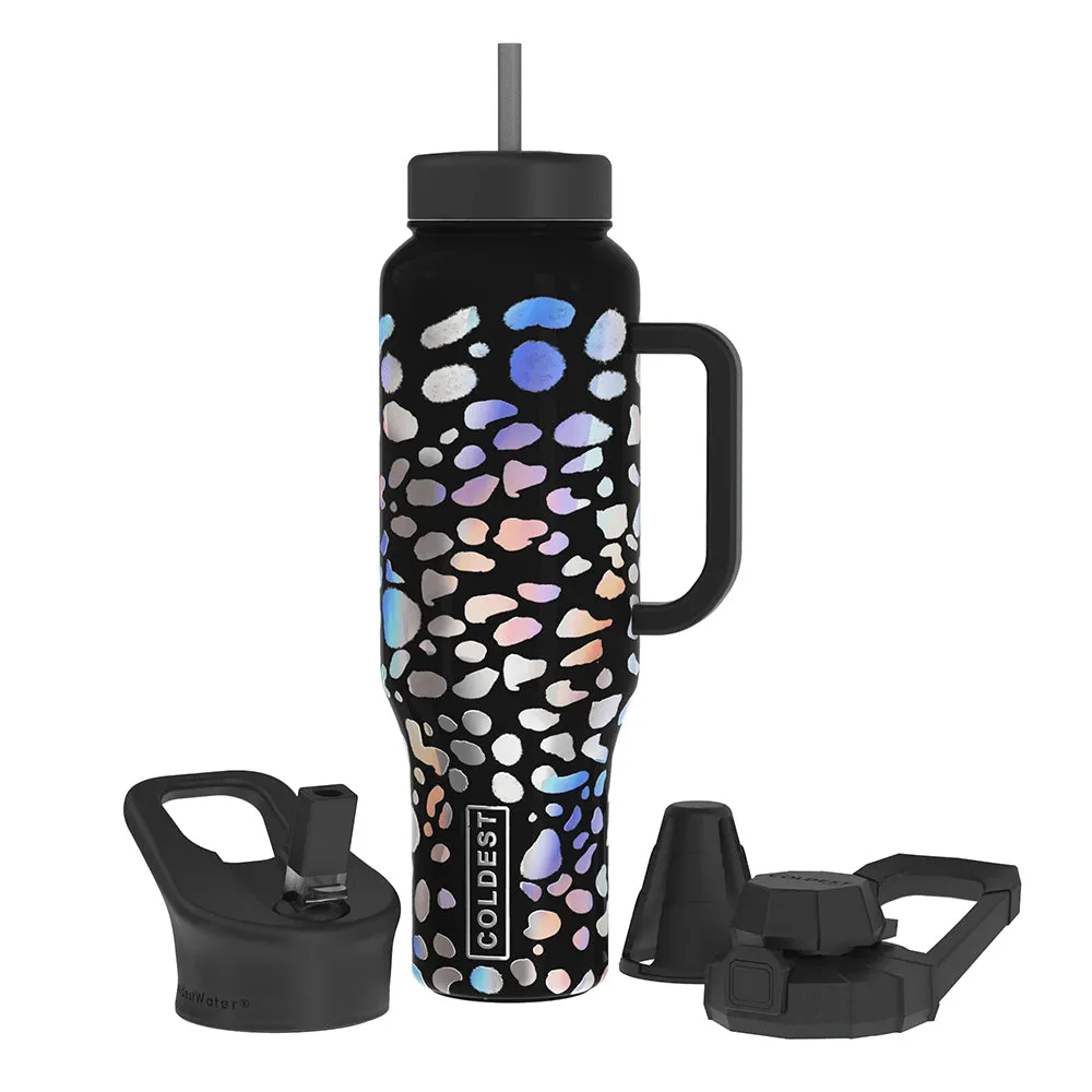 COLDEST Water Bottle Limitless Wide Mouth Straw Lid, Loop Lid and Shaker Lid