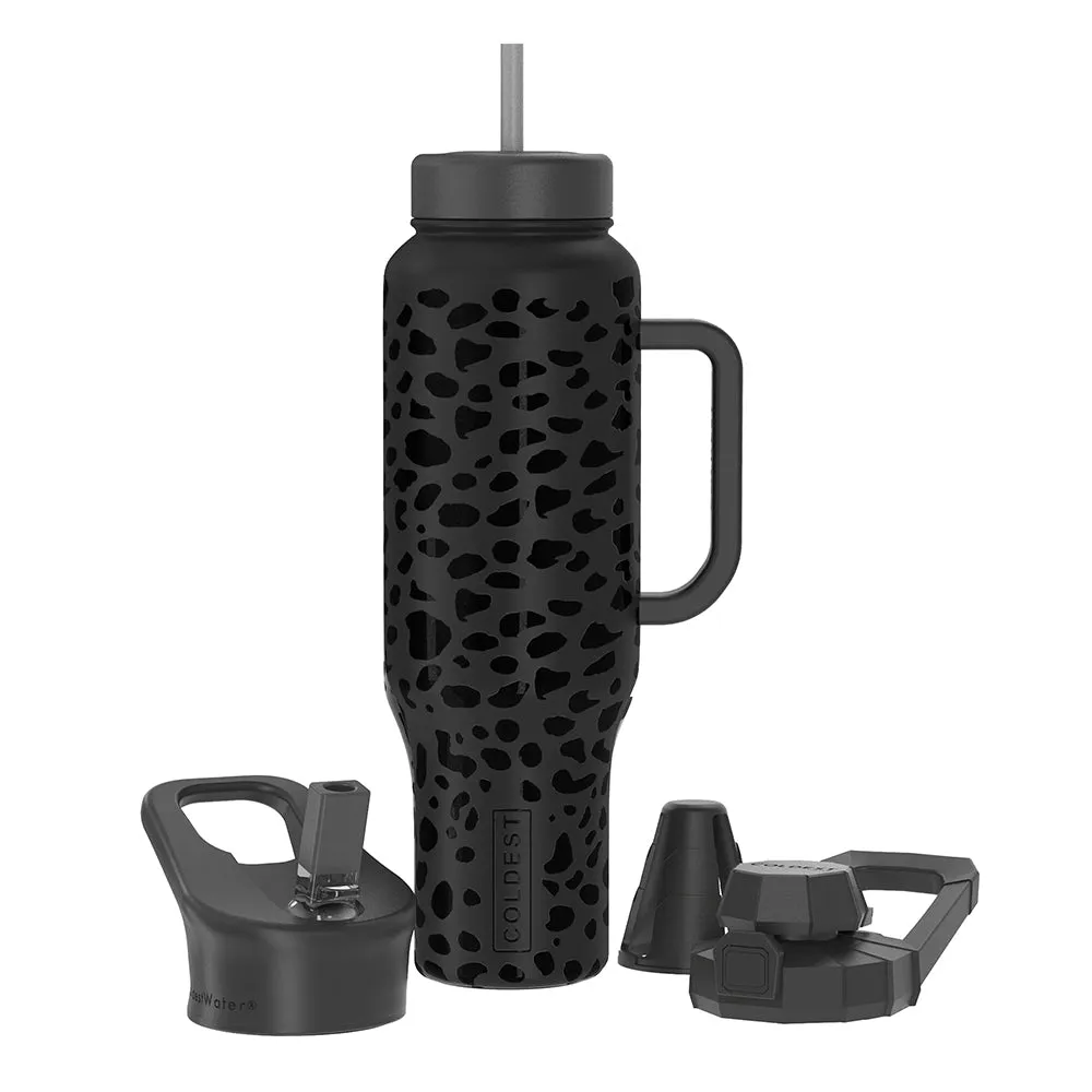 COLDEST Water Bottle Limitless Wide Mouth Straw Lid, Loop Lid and Shaker Lid