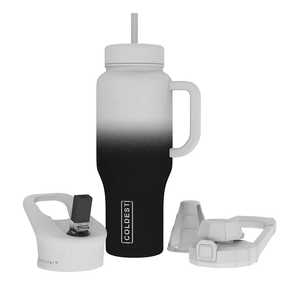 COLDEST Water Bottle Limitless Wide Mouth Straw Lid, Loop Lid and Shaker Lid