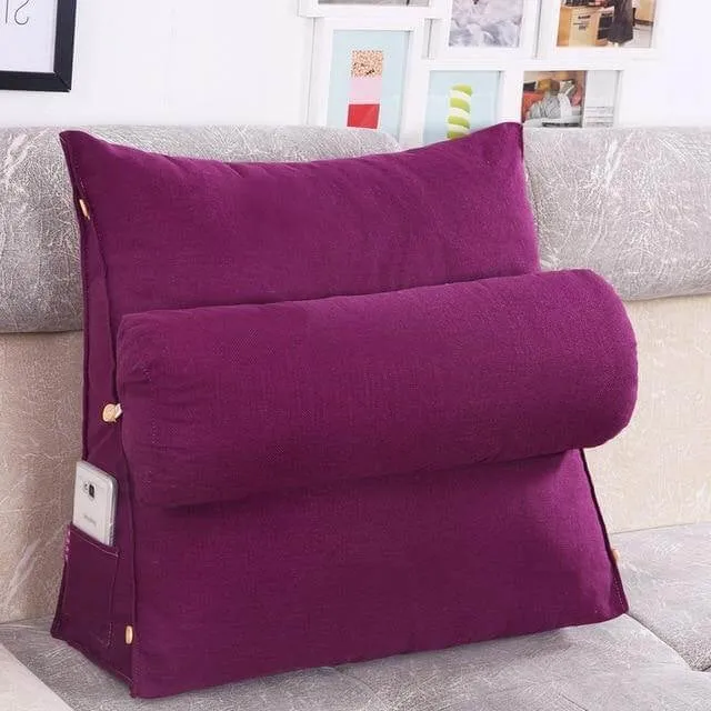 Comfort Soft Bed Triangular Backrest Pillow