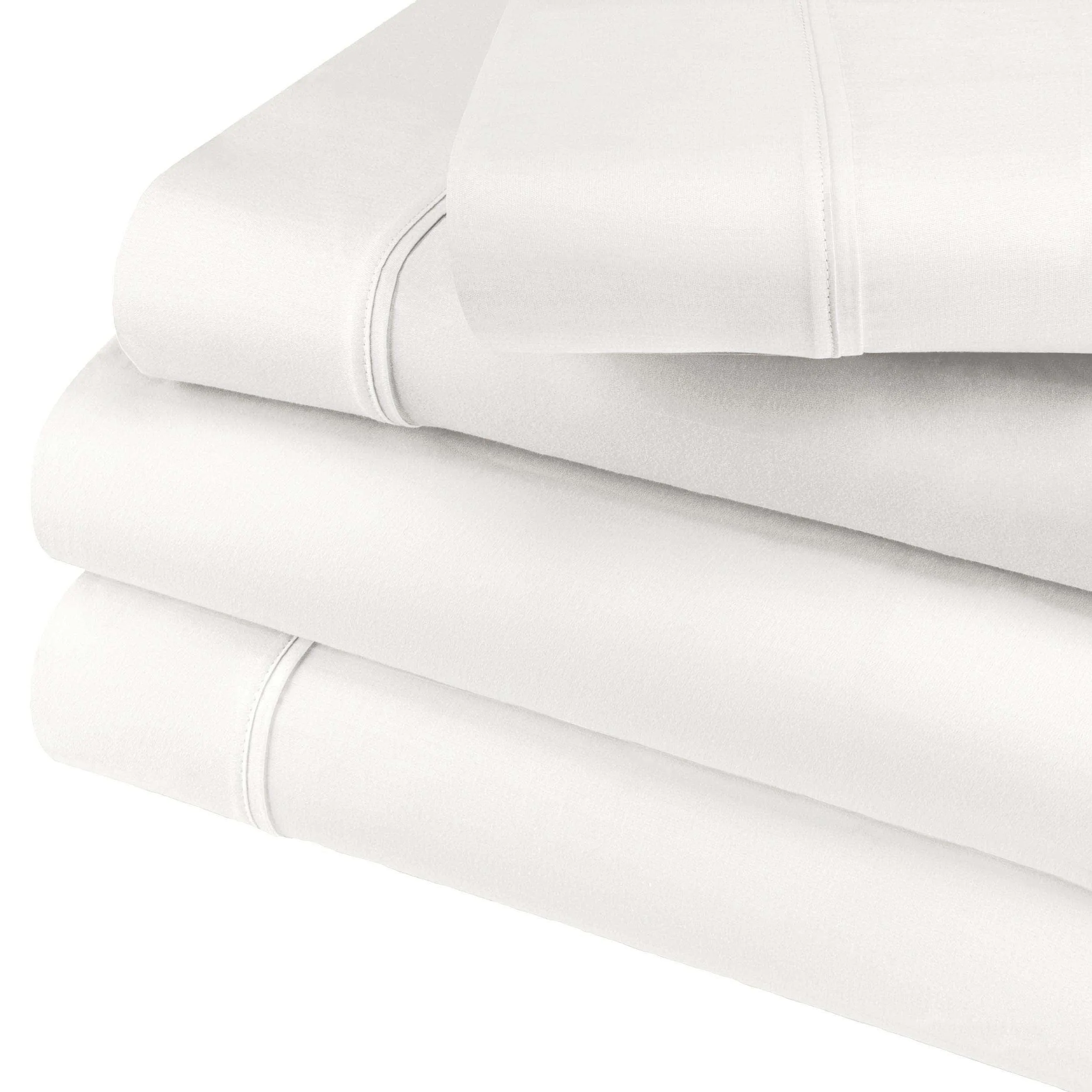 Cotton Blend 800 Thread Count Solid Deep Pocket Bed Sheet Set