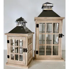 Creme set of 2 Lanterns