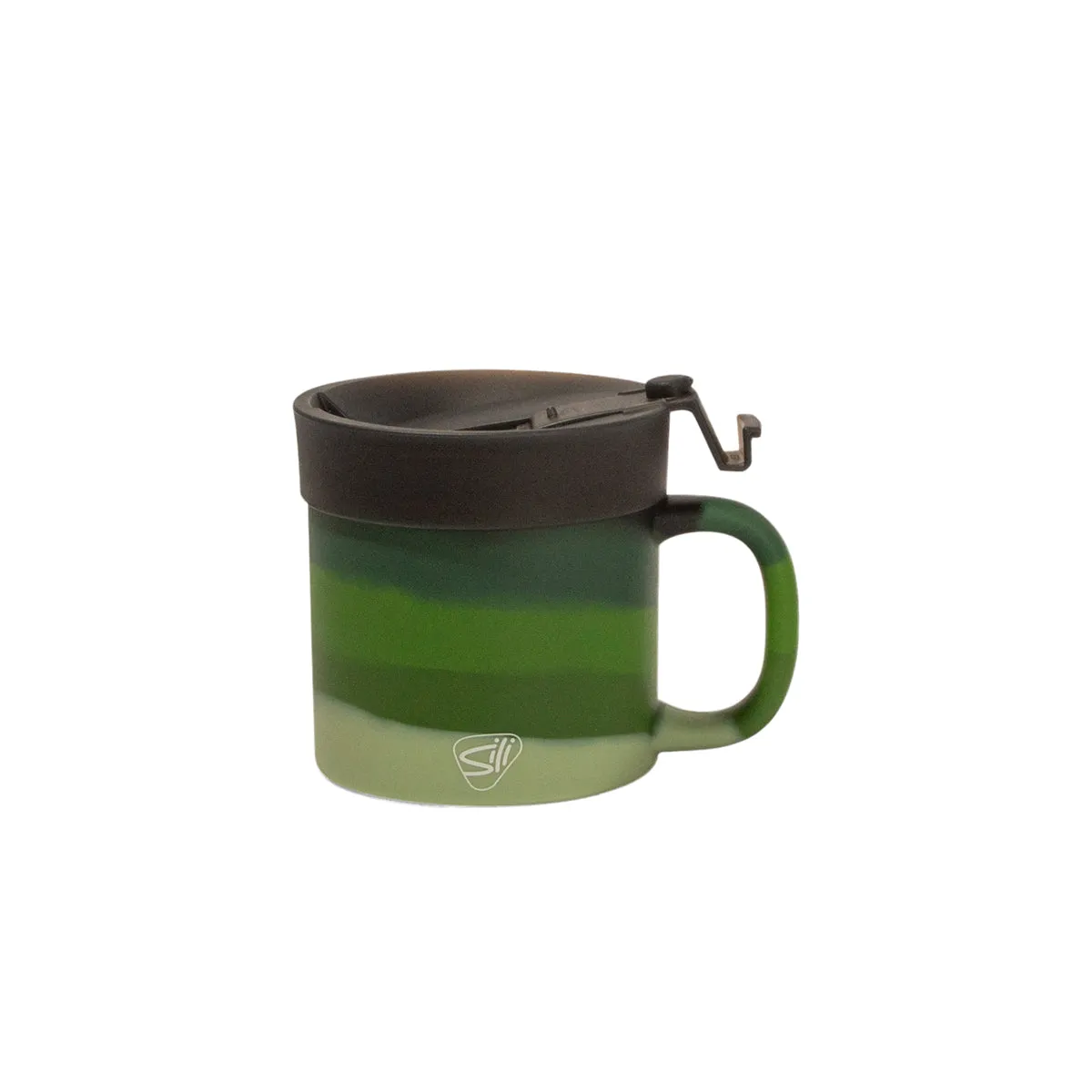 Customized Silipint Silicone 16 oz Coffee Mug With Flip Lid