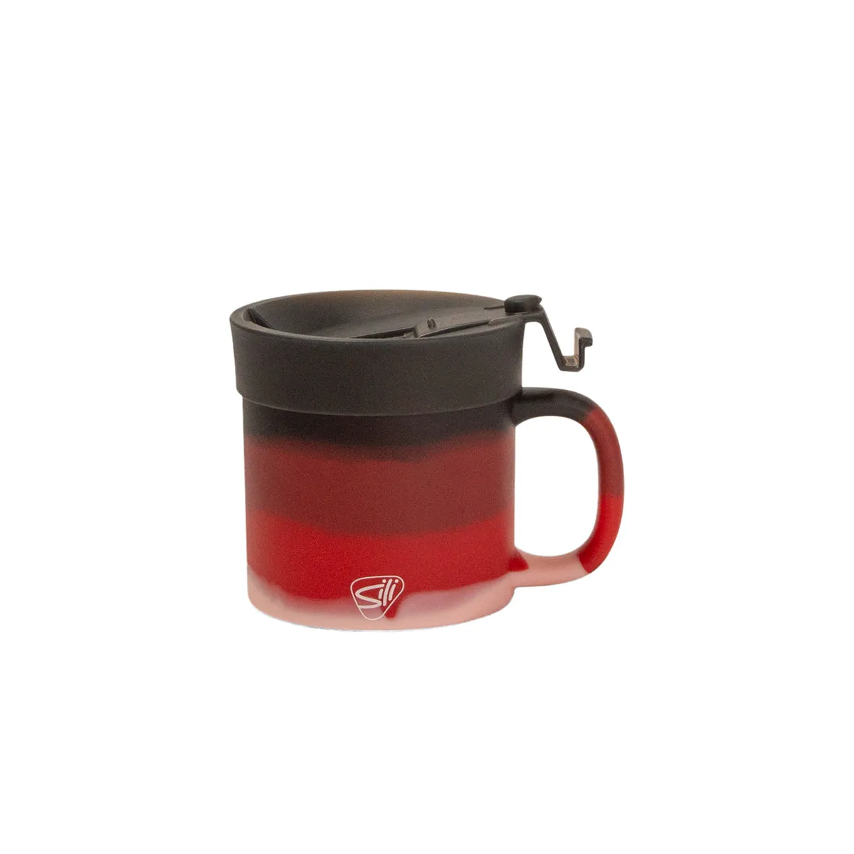 Customized Silipint Silicone 16 oz Coffee Mug With Flip Lid