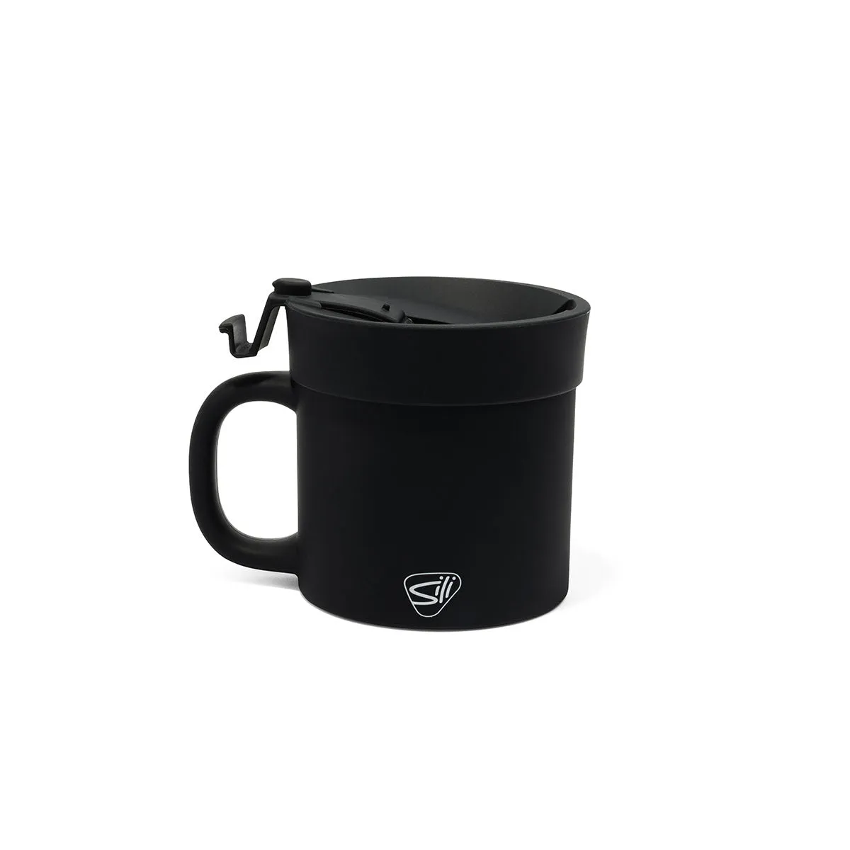 Customized Silipint Silicone 16 oz Coffee Mug With Flip Lid