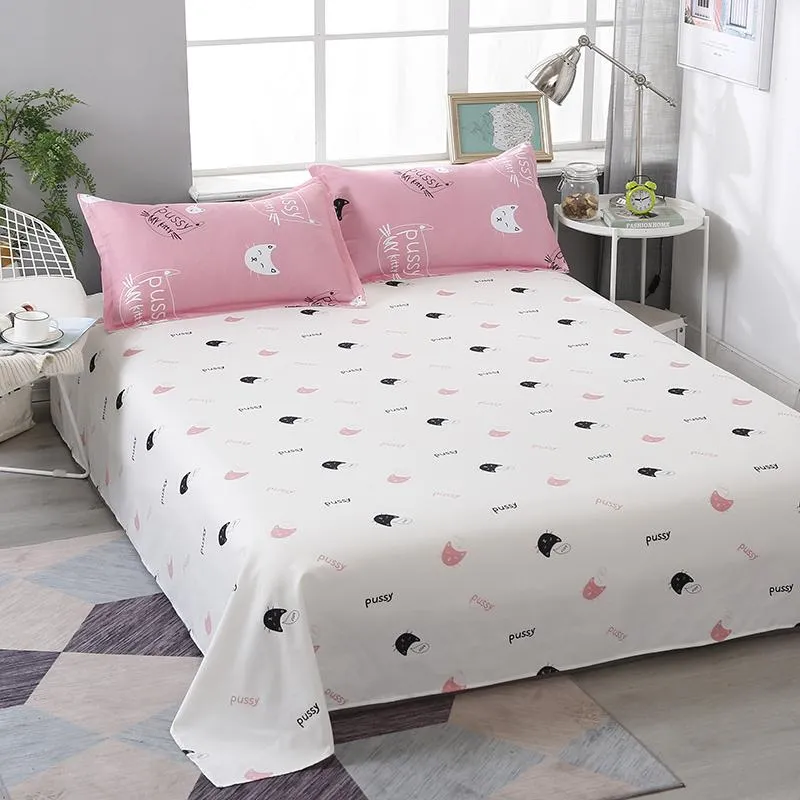 Cute Cat Print Bedding Set