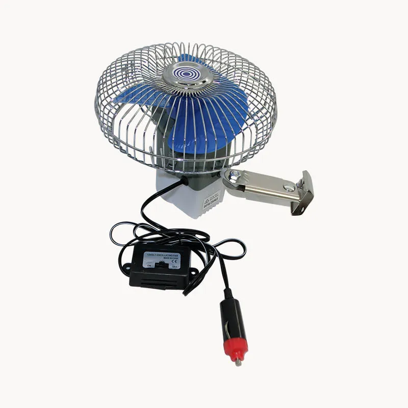 Deluxe Oscillating 6 Inch Fan 12 Volt 4x4 Caravan Boat Car YF612