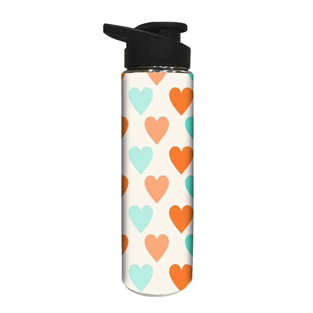 Designer Stainless Steel Water Bottle -  Heart