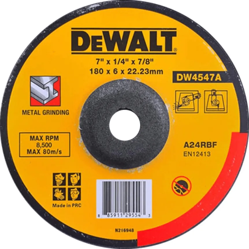 Dewalt DW4547A Grinding Disc 7" for Metal