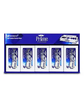 Dorco Prime Double Edge Razor Blades 100ct