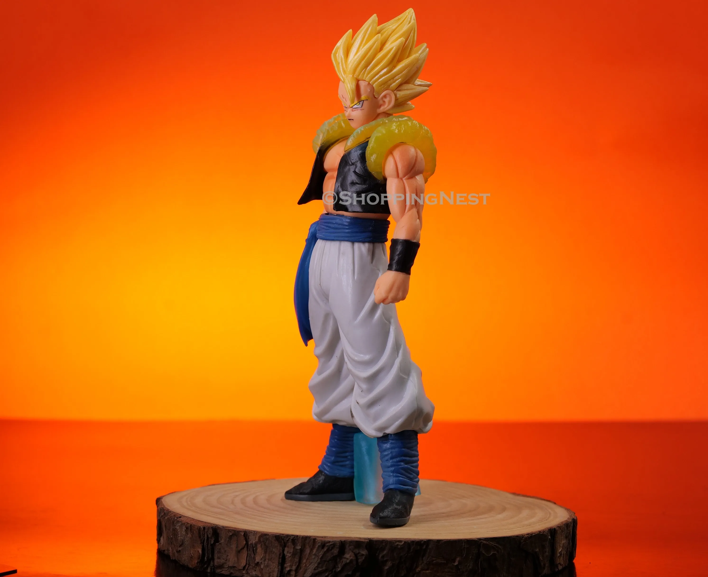 Dragon Ball Z Gogeta Super Saiyan Yellow Hair Action Figure  |32 Cm |