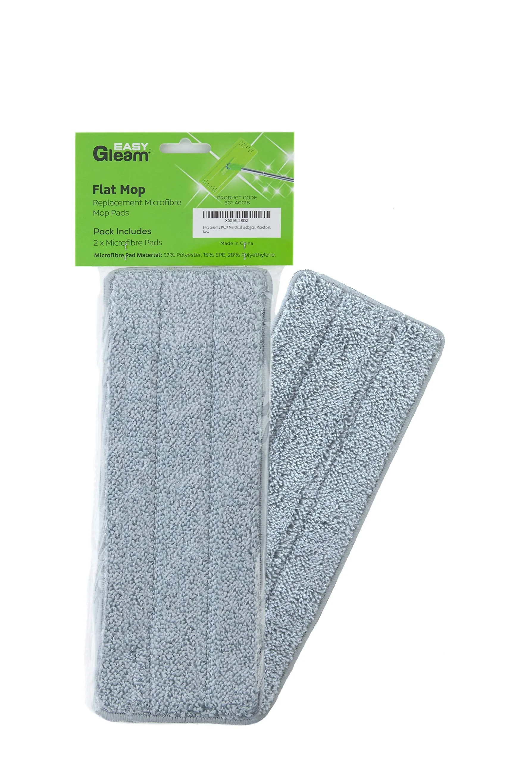 Easy Gleam Ultra PAD. Textured, Non-Scratch Microfiber mop pad. Removes Stubborn Dirt