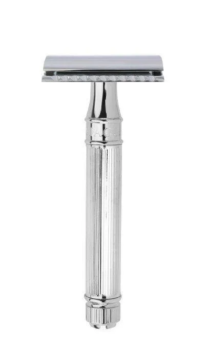 Edwin Jagger - DE89LBL  Lined Chrome Safety Razor