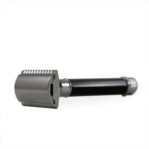 Edwin Jagger - Ebony Octogonal Double Edge Safety Razor - DE86811BL