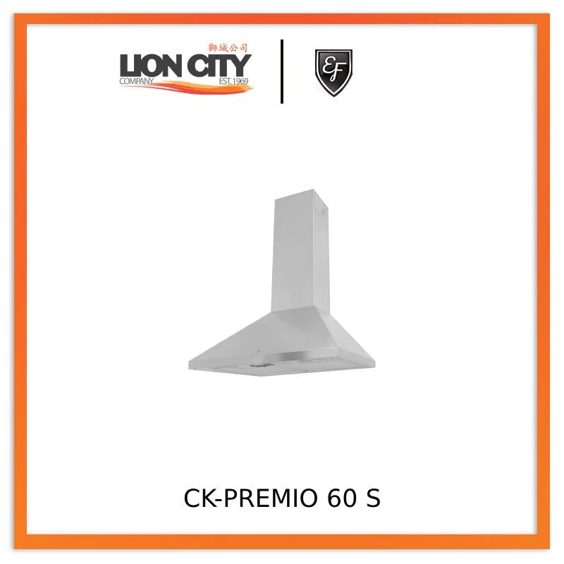 EF CK-Premio 60 S Chimney Cooker Hood