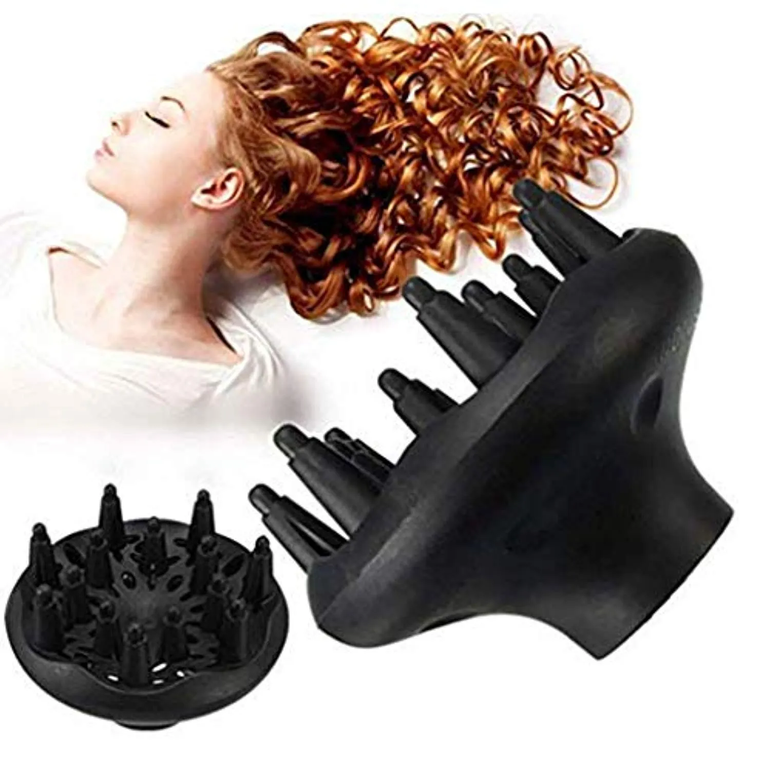 Electomania Hair Dryers Diffuser Barber Salon Tool (Black)