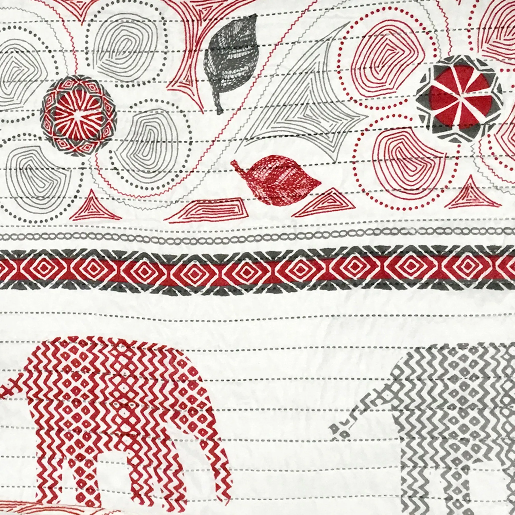 Elephant - 3 Piece Quilt Set