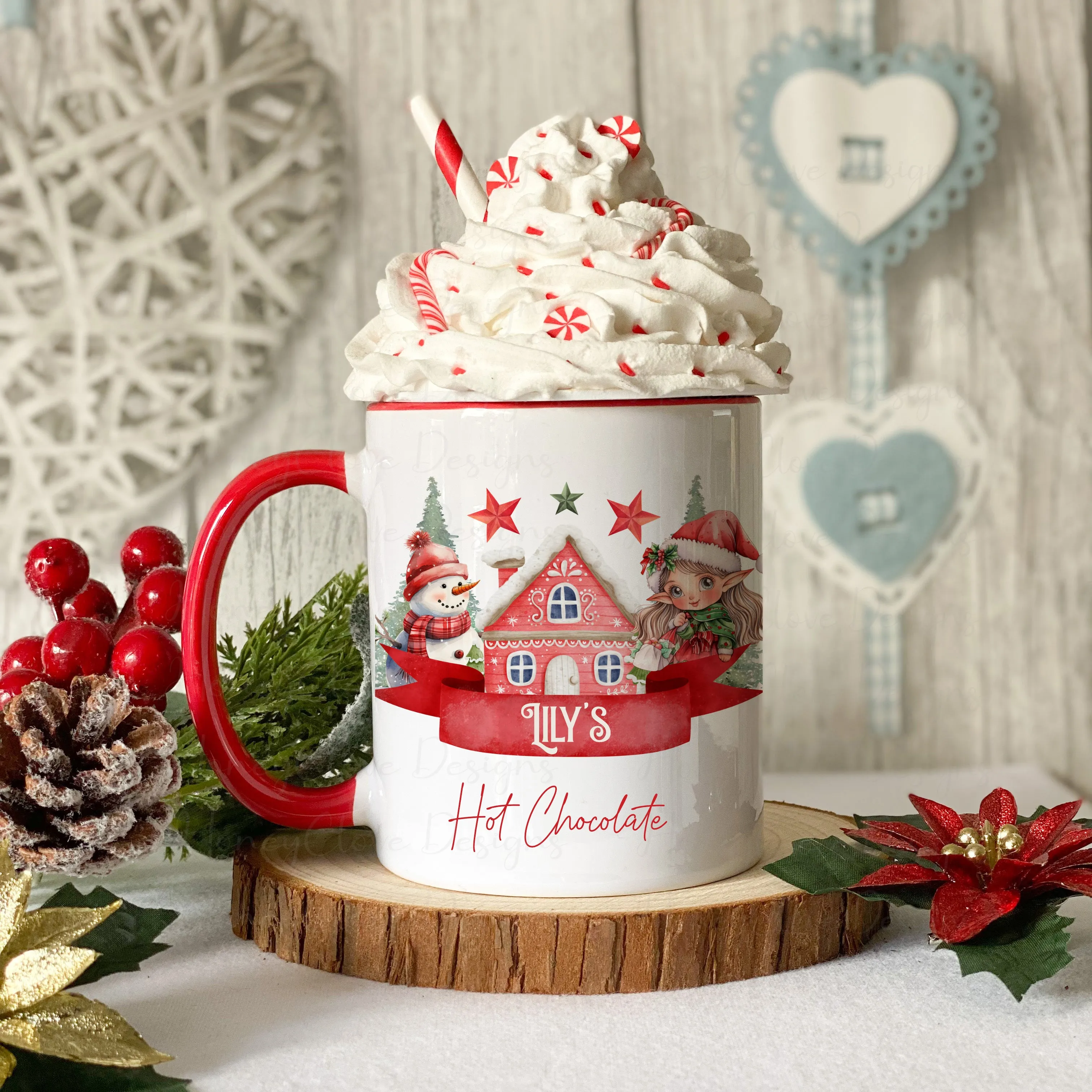 Elf Hot Chocolate  Mug