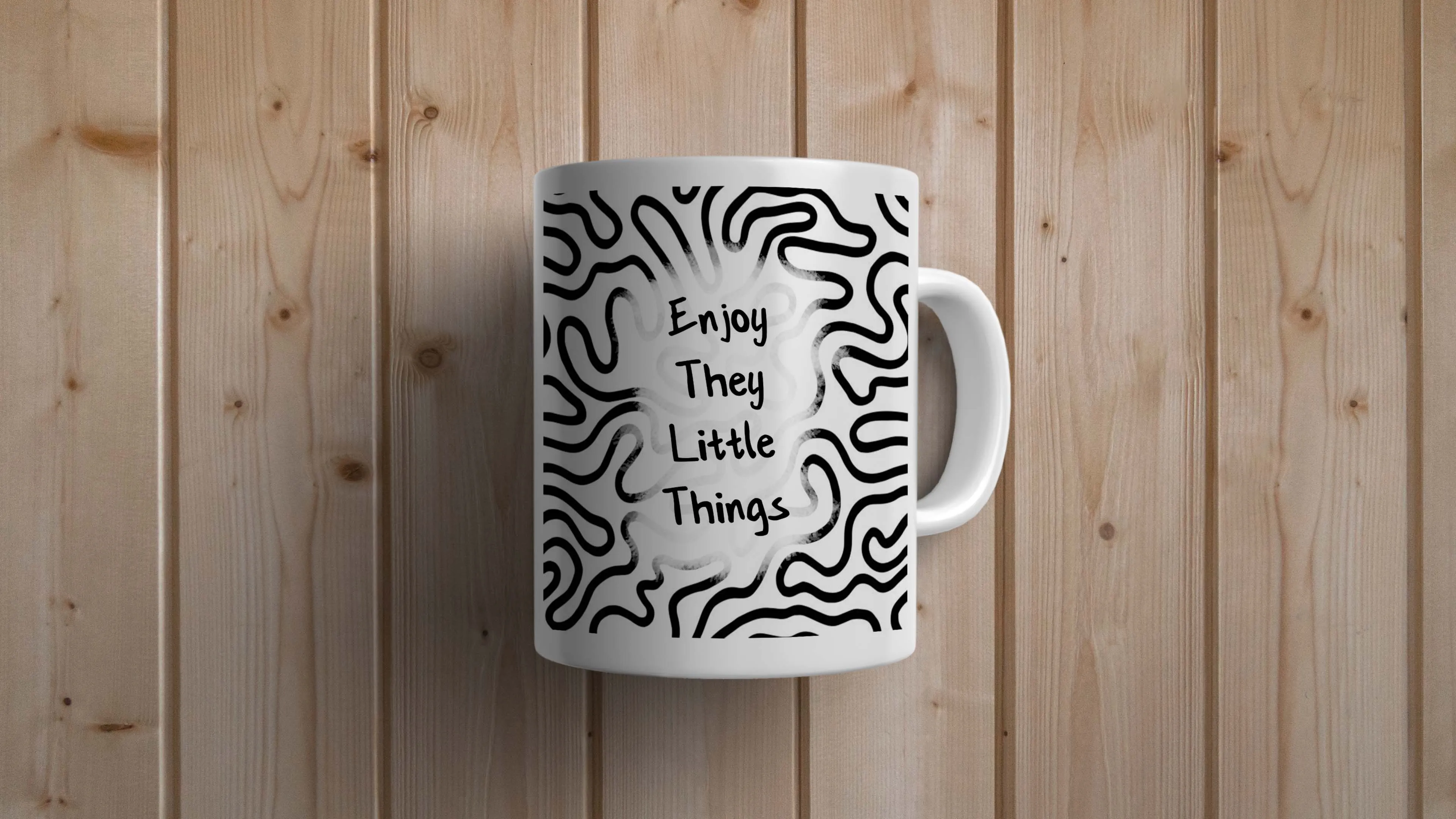 Enjoy the Little Things Statement Mug