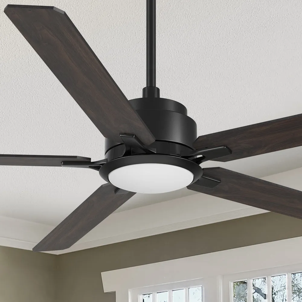 Essex Smart Ceiling Fan Outdoor/Indoor with LED Light and Remote 60"