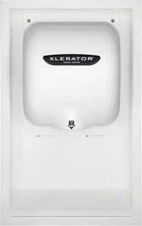 Excel Dryer XLERATOR® 40502 Recess Kit - White Stainless Steel ADA Compliant (DOES NOT INCLUDE HAND DRYER)