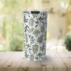 Fern Watercolor Travel Mug