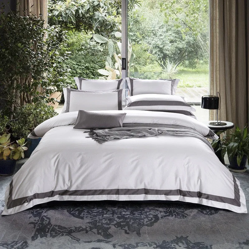 Five-star Hotel Four-piece Set, Satin Sheet Set